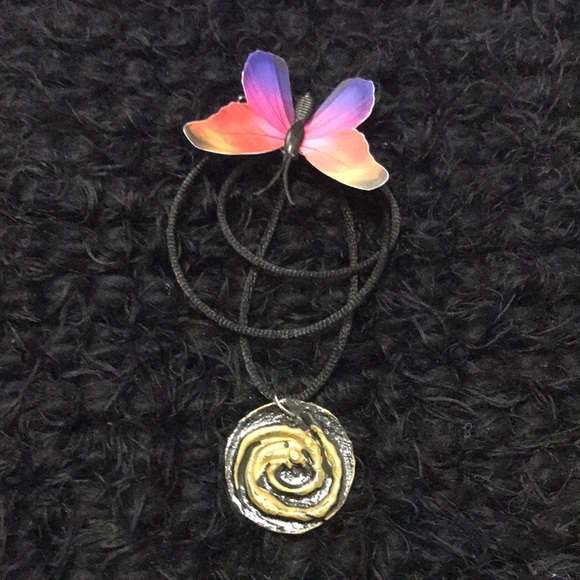 Reversible Rare Vintage Boho One of a Kind Handmade Necklace - Picture 4 of 16